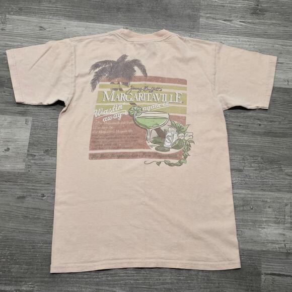 Jimmy Buffett's Margaritaville Wastin' Away Short Sleeve T Shirt - Picture 1 of 8